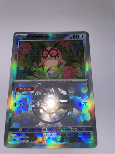 Carte pokémon hoothoot - carte,