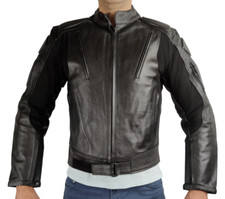 Veste Moto En Cuir Avec