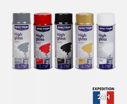 Peinture brillante aérosol - brillante, en