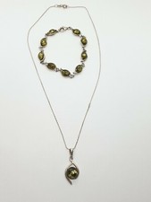 Parure collier et bracelet en