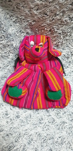 Sac dos chien multicolore - À,