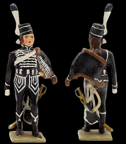 Vertunni figurine hussard de - ,