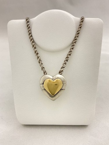 Authentique collier cœur