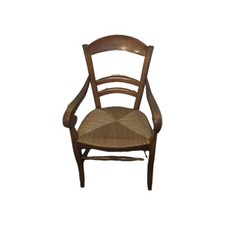 Fauteuil Paillé En Hêtre 