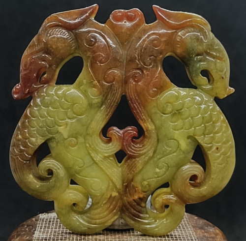 Ancien pendentif jade - en,