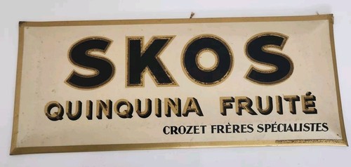 Ancienne plaque publicitaire - plaque,