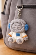 Artemis II Car Charm Crochet