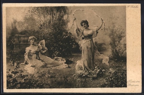Carte postale artiste - carte, d'artiste