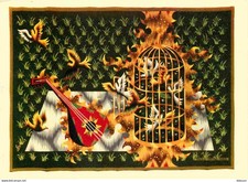 23 - Aubusson - Tapisserie - Le Luth et les Colombes d'après Jean Picard Le Doux