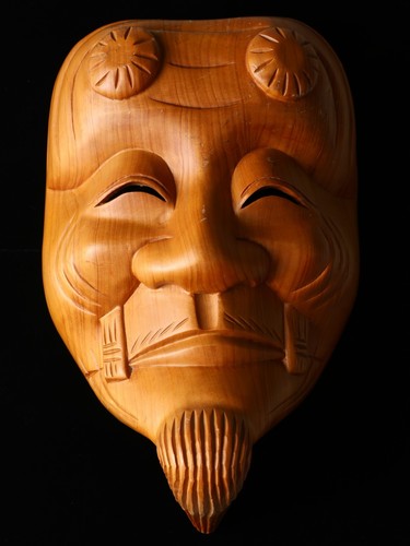 Masque japonais vintage - , en