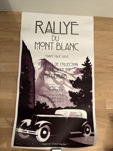 Ancienne affiche rallye - affiche, du