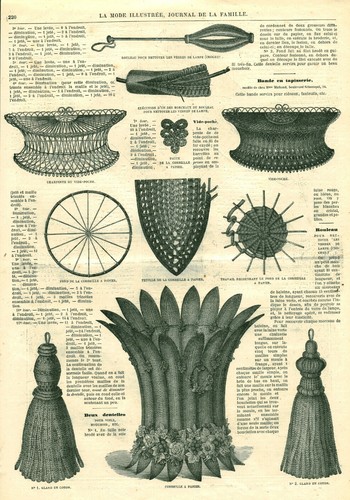 Gravure mode ancienne 1869 - gravure, de