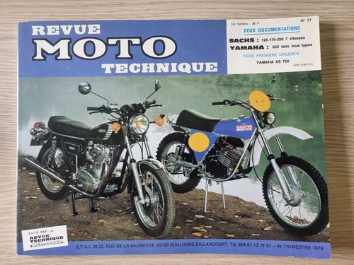 Revue technique moto - n°, 31