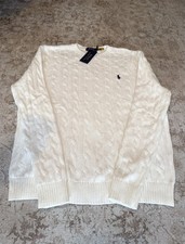 Pull Ralph Lauren Blanc Taille
