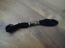 ECHEVETTE COTON - COLORED BIRD -  couleur NOIRE- fil à tapisserie - 8 m