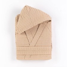 Peignoir nid d'abeille uni