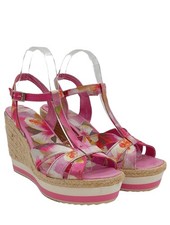 BUFFALO Compensé Dames Sandales à talons hauts T EU 38 rose style décontracté