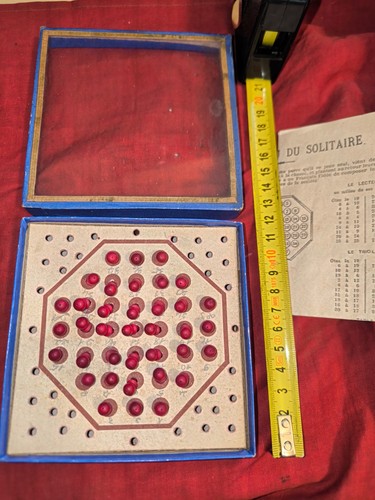 Jeu solitaire boite - en,