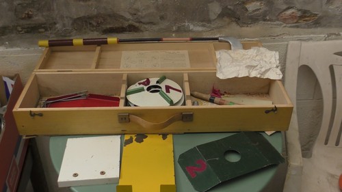 Jeu ancien bois croquet - jeu,