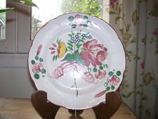 Assiette ancienne faience - , de