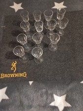 13 verres baccarat 2 boules pour cave à liqueur, cabaret, liqueur