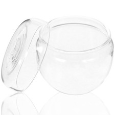  Pot Verre Avec Couvercle De Stockage Transparent Boîte À Thé Hermétique