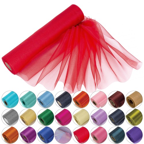 Rouleau organza snow sheer - snow,