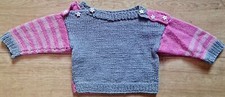 Joli Pull En Tricot Fait Main