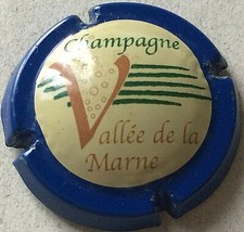 Capsule de champagne VALLEE De La MARNE (12. contour bleu)