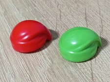 PLAYMOBIL x2 MOUCHOIRS BONNETS ROUGE VERT 5753 4151 4073 5846 4161 5874 5977 ...