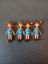 Lot 4 Figurines Publicitaires ANTAR Gauloise ANNÉES 60 Huile Essence