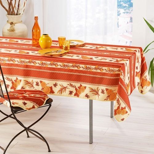 Nappe abeille brique - , 1m50/1m20