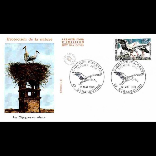 Fdc les cigognes - cigognes, d'alsace
