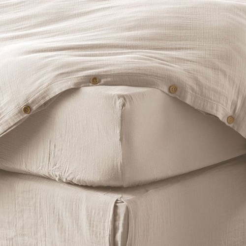Drap housse 180x200 - en, gaze