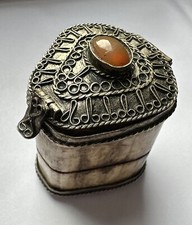 Tabatière Ancienne En Os Et