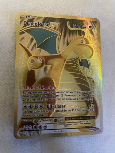 Carte pokemon dracolosse - ex, fr
