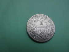 JOLIE 2 FRANCS CERES en ARGENT de 1872 petit K