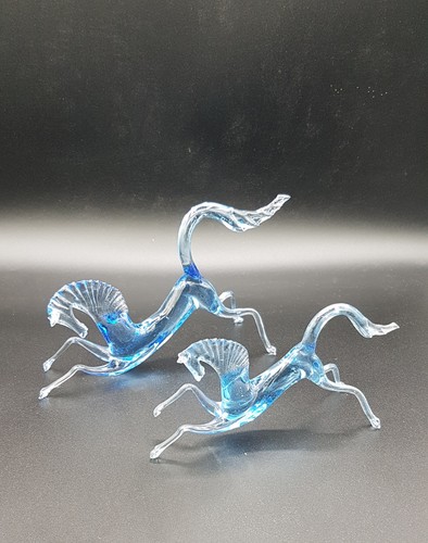 Cheval poulain verre soufflé