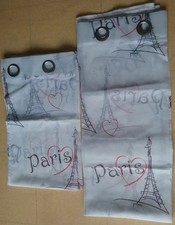 Paire De Rideau Blanc Avec