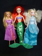 Barbie  Disney Raiponce Ariel La petite sirène et Elsa La reine des Neiges