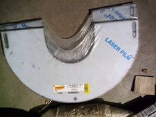 plaque de propreté  inox sous rampant therminox   poujoulat ref pp10 30 80tz