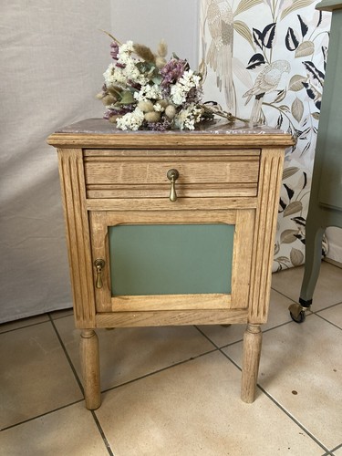 Table chevet vintage en - table,