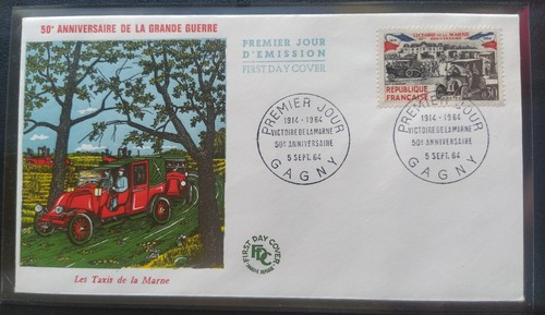 Enveloppe premier jour timbre - premier,
