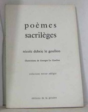 Poèmes sacrilèges | Goullon