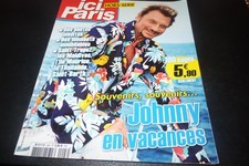 Revue "ICI PARIS hors-serie : JOHNNY HALLYDAY EN VACANCES" 100 pages