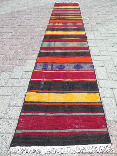 Tapis couloir turc kilim - tapis, de