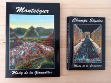 2 petits Classeurs porte photos / Cartes postales - Mady de la Giraudière