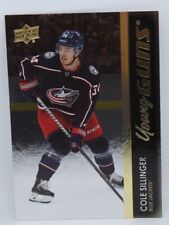 2021-22 UPPER DECK SÉRIE 2 #498 COLE SILLINGER YOUNG GUNS ARGENT FOIL ROOKIE