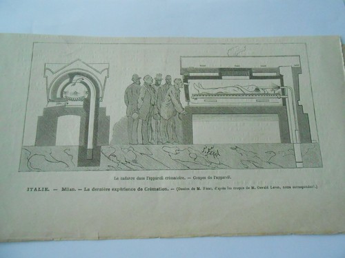 Gravure 1877 italie milan - -,