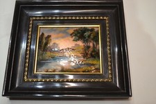 EMAUX  DE LIMOGES  SIGNE R